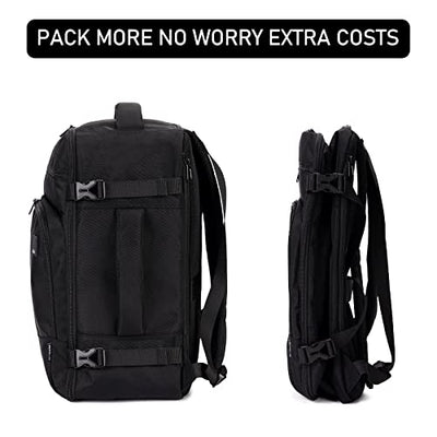 Backpack for Ryanair Aeroplane Travel Backpack Hand Luggage Laptop Daypacks PET Recycled Environmentally Friendly Backpack Waterproof Under Seat 20 L