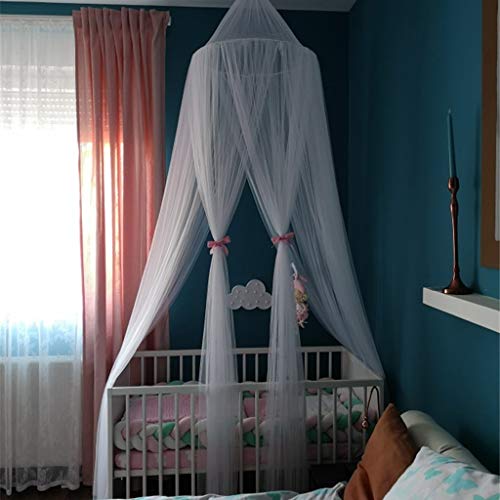 Children Bed Canopy Baby Crib Canopy Princess Mosquito Net Nursery Playroom Decor Dome Premium Yarn Netting Curtains