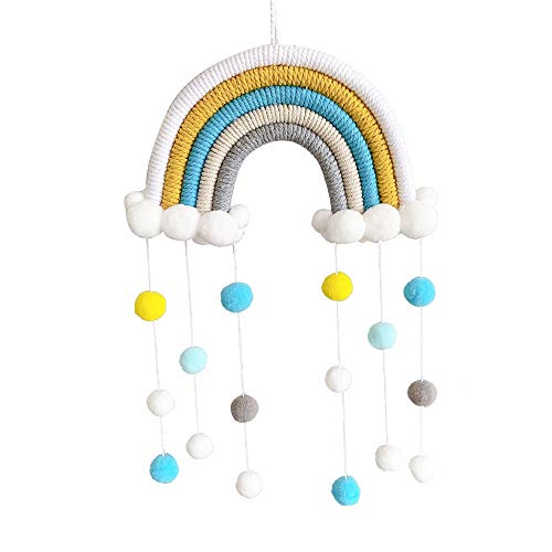 Macramé Rainbow Wall Hanging Home Decoration Boho Room Decor