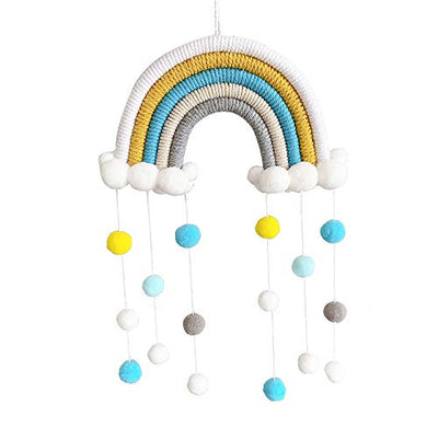 Macramé Rainbow Wall Hanging Home Decoration Boho Room Decor