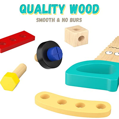 Toolbox kids toys wooden toys tool workbench kids suitcase kids toys kids games kids tools