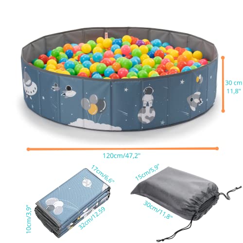 Ball bath. Playpen baby ball bath children. Ball bath round. Ball baths Without balls. Ball bath outdoor XL-120x30cm. Waterproof. (Balls Not Included)