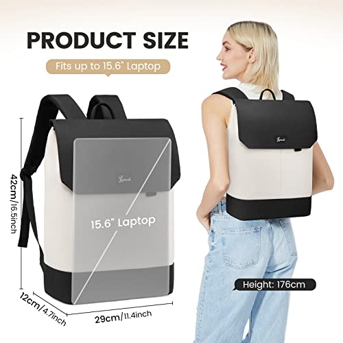 Work Backpack Teacher Bag, 15.6 Inch Work Bag with USB Charging Port & Laptop Compartment, Anti Theft Backpack Handbags