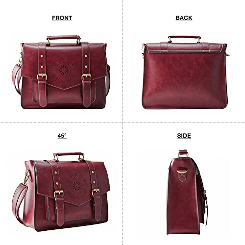 Shoulder bag vintage laptop bag 14.7" shoulder bags work bag handbag