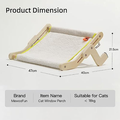 Cat hammock window seats for cats windowsill bed cat hanging bed window space saving design up to 18kg