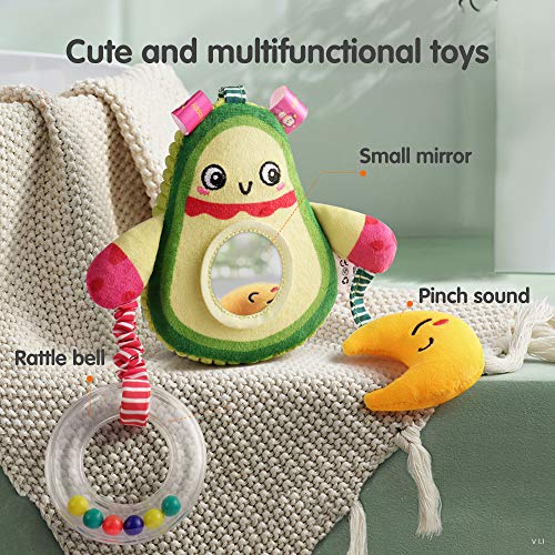 Baby Toy 6 Months Soft Rattle Crib Stroller Toy