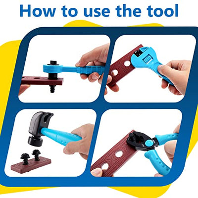 Toolbox Kids Tool Toy Craftsman Game With Electric Drill Tool