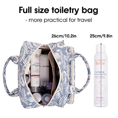 Large toiletry bag & large cosmetic bag, make-up bag for & full size toiletry bag