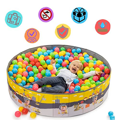 Ball Bath- Playpen Baby Ball Bath Children- Ball Bath Round- Ball Baths Without Balls- Ball Bath Outdoor XL-120x30cm-Waterproof-(Balls Not Included)