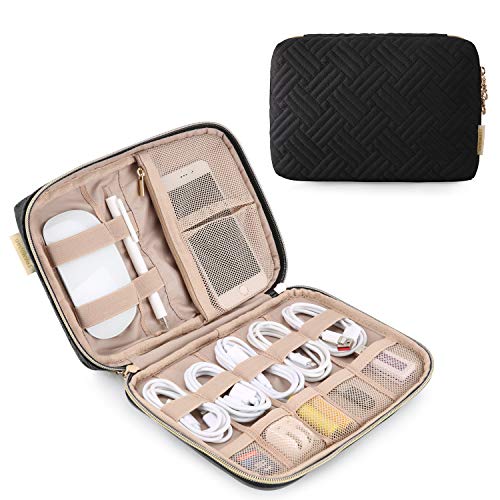 Electronic Bag, Electronic Travel Organiser for Mobile Phone Charging Cable, Power Bank, USB Sticks, SD Cards