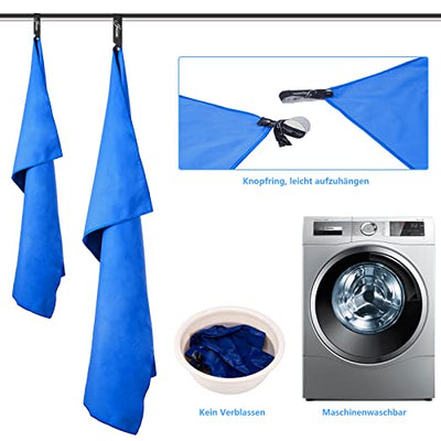 Microfiber Towel Set-(Large Bath Towel+ None Towel) Quick Drying Travel Towel