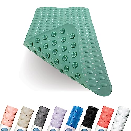 Bath mat  | anti-slip mat extra long in premium quality | bath mat antibacterial & machine-safe | bath mat non-slip | bathtub anti-slip mat