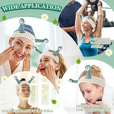 Face Wash Headband Palm And Snail Spa Hair Bands Make Up