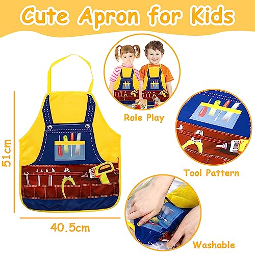 Toolbox kids workbench with apron kids tool belt kids wooden toys