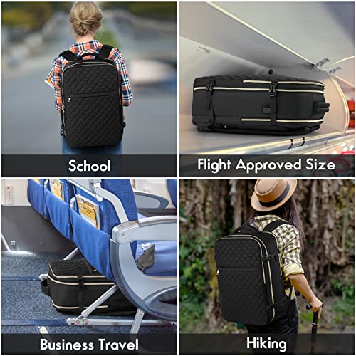 Large Travel Backpack Ladies, Hand Luggage Backpack, Laptop Backpack for 17.3 inch Large 30L-40L Business Backpack Travel