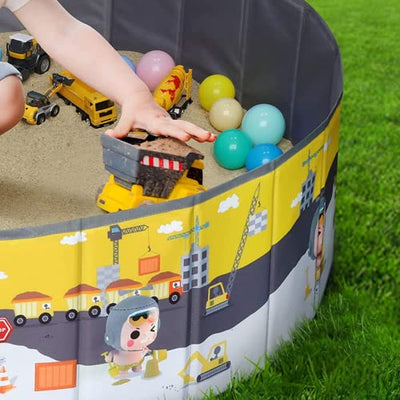 Ball bath. Playpen baby ball bath children. Ball bath round. Ball baths Without balls. Ball bath outdoor XL-80x26 cm. Waterproof. (Balls Not Included)