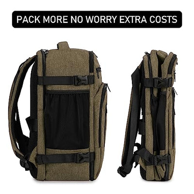 Backpack  for Ryanair Aeroplane Travel Backpack Hand Luggage Laptop Daypacks PET Recycled Environmentally Friendly Backpack Waterproof Under Seat 20 L Small