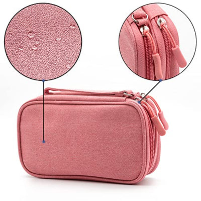 Cable Organizer Bag Waterproof Small Cable Bag Double Layer Fixed Plate Bag Electronic Bag Electrical Organizer Cable Bag Electronic Accessories