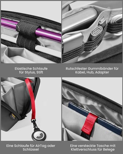 Accessory Bag Cable Bag, Electronics Tech Pouch Laptop Accessory Organizer Bag Cable Bag Travel