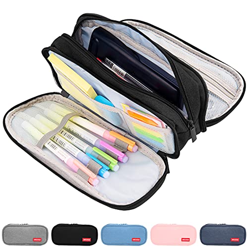 Pencil Case Pencil Case 3 Compartment, Large Capacity Pencil Case for School