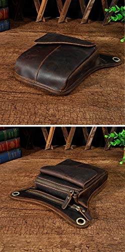 Genuine Leather Backpacks Leg Bag Hip Bag