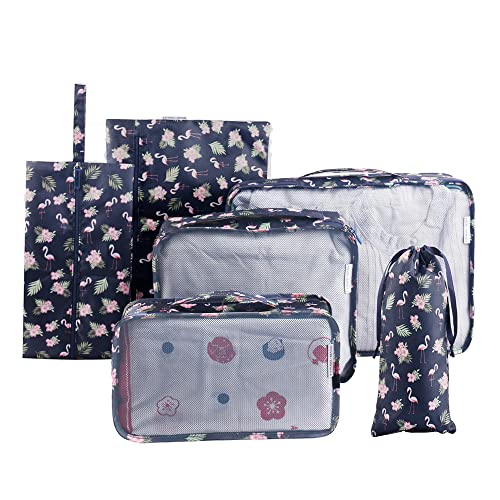 Garment Bag Set, 6 Piece Suitcase Bag, Ultra Light Suitcase Organizer Set for Travel, Duffle, Hand Luggage and Backpacks