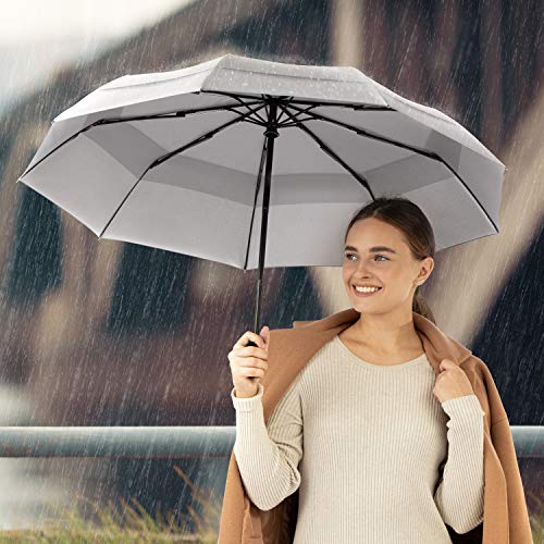 Umbrella - Pocket umbrella - Open and close automatically - Small, compact, lightweight, strong, windproof and stormproof