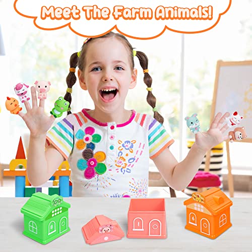 Toys from 1 year, farm toys baby stacking toys motor skills toys, learning toys