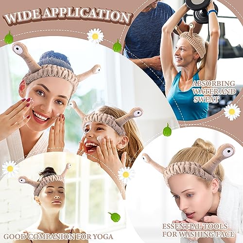 Face Wash Headband Palm And Snail Spa Hair Bands Make Up