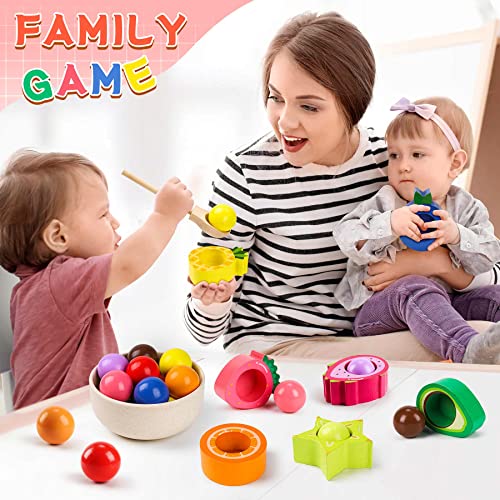 Toys from 1 year | Baby motor skills toys Fruit wooden toys | Children's educational toys