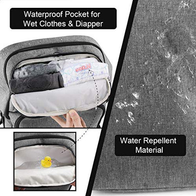 Diaper Bag Multifunctional Large Capacity Baby Bag Travel Backpack