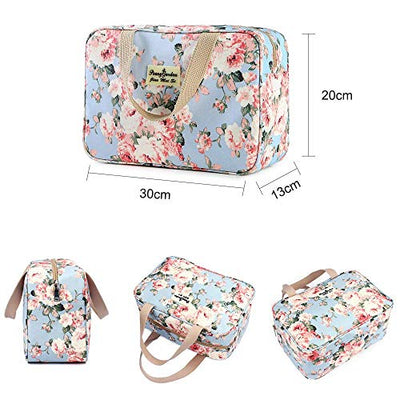 Toiletry bag for hanging, large, portable, waterproof, cosmetic bag, shaving bag, make-up organizer, toiletries, bathroom