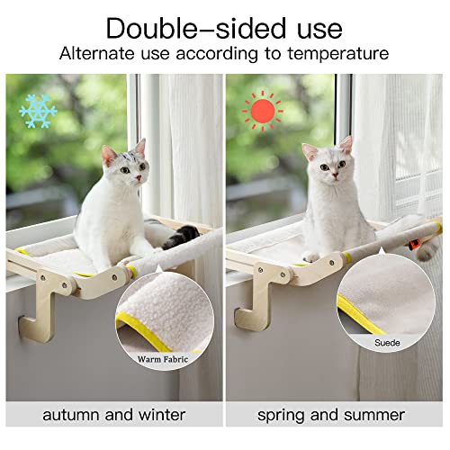 Cat hammock window seats for cats windowsill bed cat hanging bed window space saving design up to 18kg