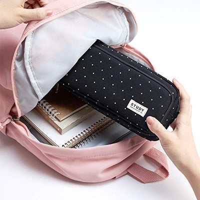 Pencil Case with 3 compartments Large Capacity Pencil Case Pencil Case Pencil Case for School & Office