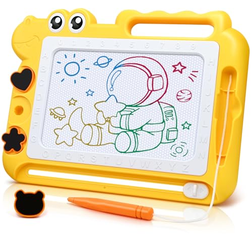 Colourful Magnetic Drawing Board Learning Toy from 2-7 Years, Magnetic Board Travel Size Children's Toy