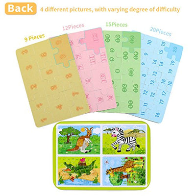 Children puzzle 64 pieces jigsaw puzzle for children puzzle from 3 Four difficulty levels educational toys for children 3 4 5 years old