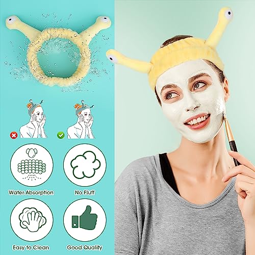 Face Wash Headband Palm And Snail Spa Hair Bands Make Up