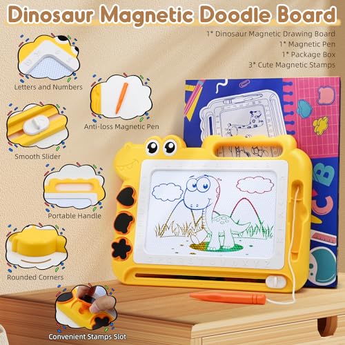 Colourful Magnetic Drawing Board Learning Toy from 2-7 Years, Magnetic Board Travel Size Children's Toy