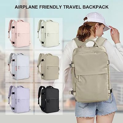 Cabin Bag for EasyJet 45x36x20 Travel Backpack Ryanair with USB Port Airplane Backpack Hand Luggage Backpack for Laptop Daypack Casual Folder.