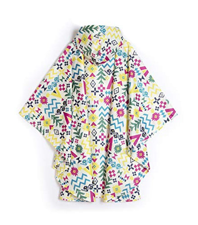 Rain poncho stylish waterproof raincoat with hood zipper