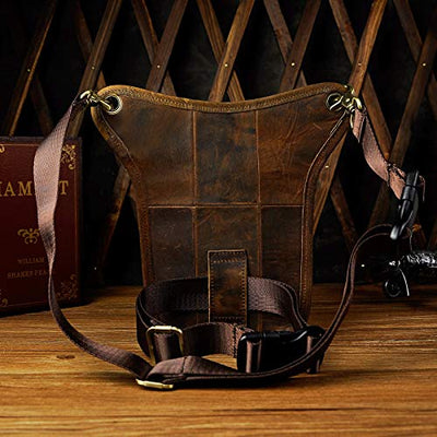 Genuine Leather Backpacks Leg Bag Hip Bag