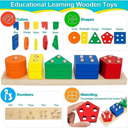 Wooden toy, peg puzzle