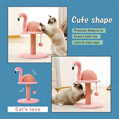 Flamingo Cat Scratching Post, Creative Scratching Post, Stylish Cat Tree