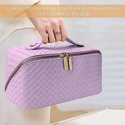 Large Capacity Travel Cosmetic Bag, Portable Make Up Bag