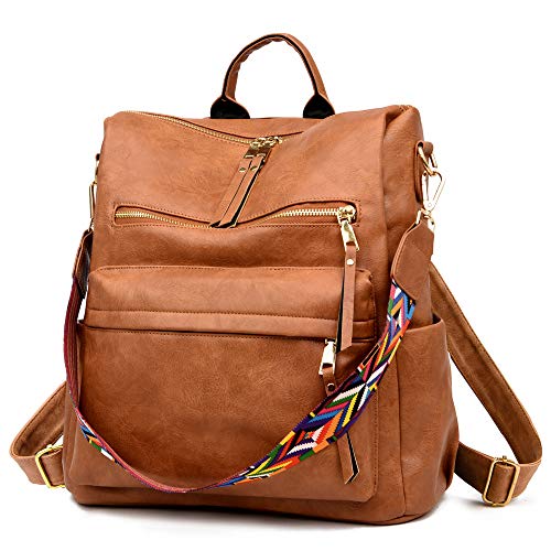 Fashion Backpack Handbag Versatile Design Convertible Shoulder Bag And Shoulder PU Leather Travel Bag