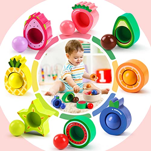 Toys from 1 year | Baby motor skills toys Fruit wooden toys | Children's educational toys