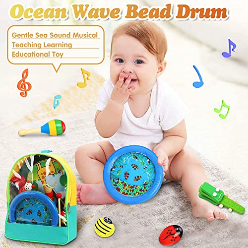 Musical instruments children set - 24 pieces instruments percussion wooden toys