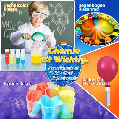 56 science experiments for children from growing crystals, volcano toys, activity toys