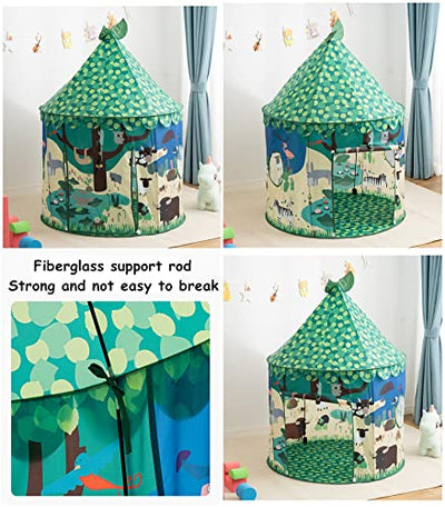 Kids tepee play tent, pop up kids tent for indoor and outdoor fun, playhouse, suitable for indoor and outdoor entertainment