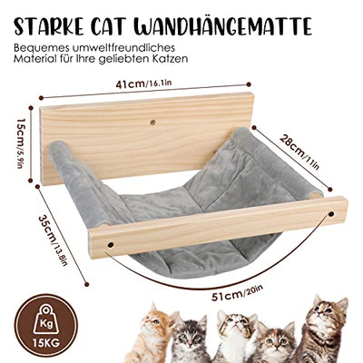 Cat hammock for wall mounting hammock for cats